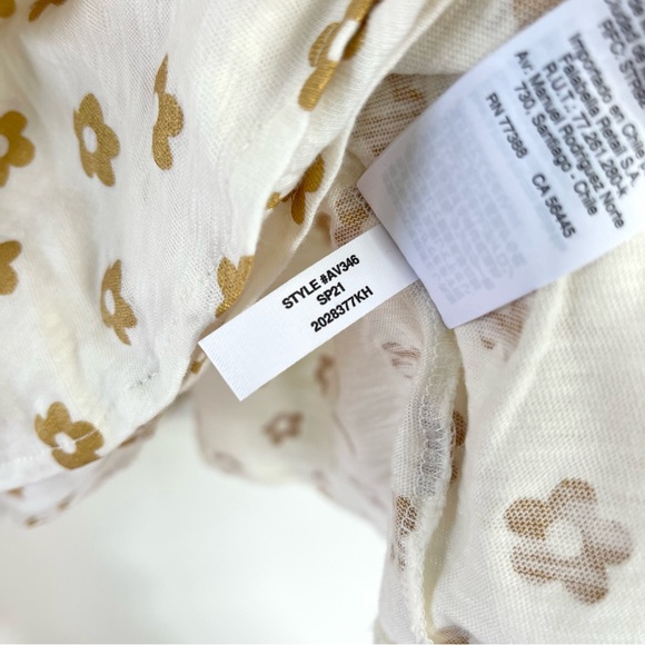 NWT J. Crew Girls Floral Tiered Spring Dress XL 12 14 - Picture 7 of 9